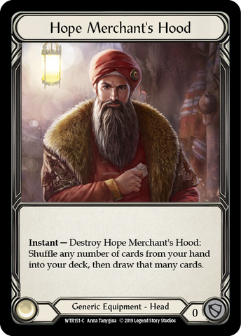 Hope Merchant's Hood [WTR151-C] Alpha Print Cold Foil
