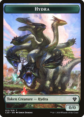 Beast (010) // Hydra Double-Sided Token [Commander 2020 Tokens]