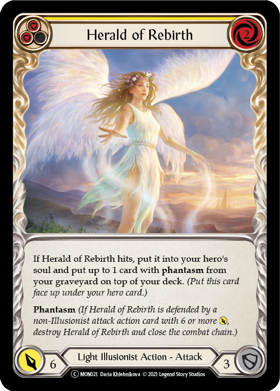 Herald of Rebirth (Yellow) [U-MON021] Unlimited Edition Normal