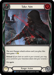 Take Aim (Red) [ARC054] Unlimited Edition Rainbow Foil