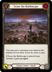 Scour the Battlescape (Yellow) [WTR195-C] Alpha Print Normal