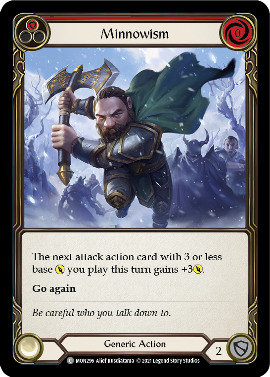 Minnowism (Red) (Rainbow Foil) [MON296-RF] 1st Edition Rainbow Foil