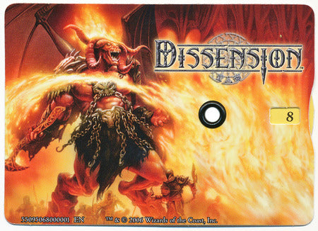 Dissension- Rakdos the Defiler Life Counter 1-30 Wheel MTG