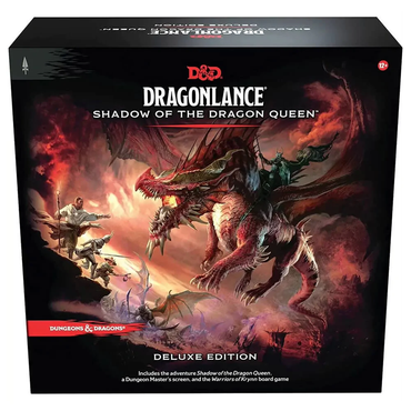 D&D Dungeons & Dragons 5th: DELUXE DRAGONLANCE SHADOW O/T DRAGON QUEEN- w/Board game