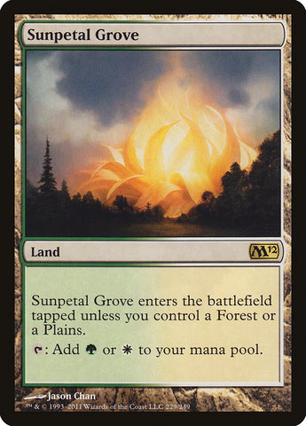 Sunpetal Grove [Magic 2012]