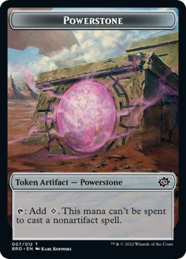 Powerstone // Construct (004) Double-Sided Token [The Brothers' War Tokens]