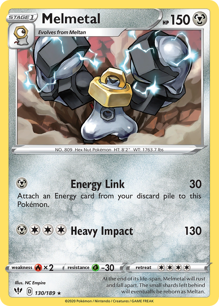 Melmetal (130/189) [Sword & Shield: Darkness Ablaze]