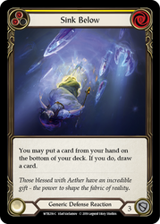 Sink Below (Yellow) [WTR216-C] Alpha Print Normal