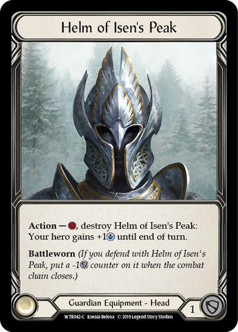 Helm of Isen's Peak [WTR042-C] Alpha Print Cold Foil