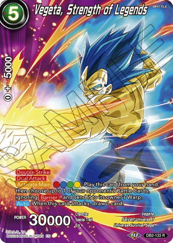 Vegeta, Strength of Legends (DB2-133) [Theme Selection: History of Vegeta]