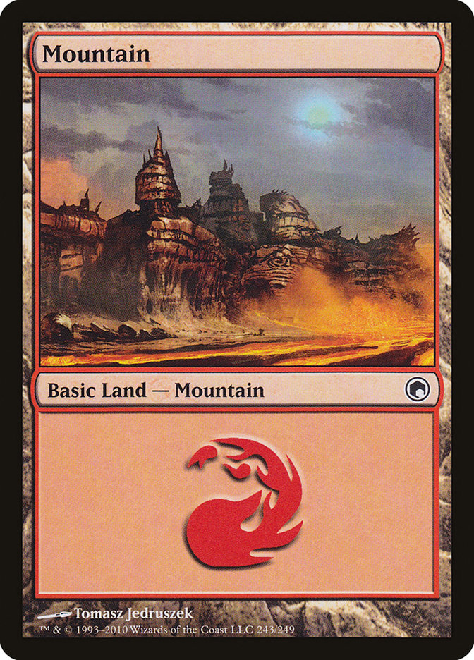 Mountain (243) [Scars of Mirrodin]