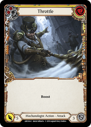 Throttle (Yellow) [ARC024-C] 1st Edition Rainbow Foil