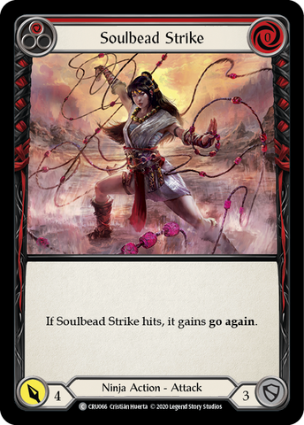 Soulbead Strike (Red) [CRU066] 1st Edition Normal