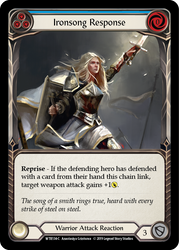 Ironsong Response (Blue) [WTR134-C] Alpha Print Rainbow Foil