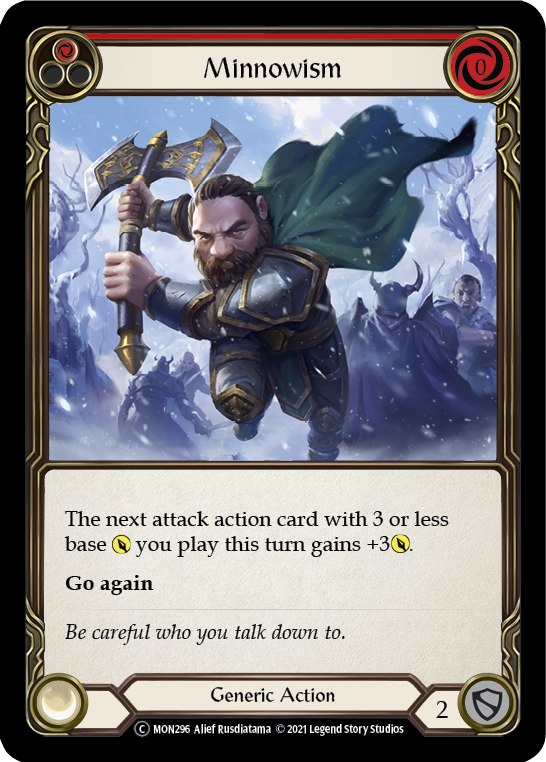 Minnowism (Red) (Rainbow Foil) [U-MON296-RF] Unlimited Edition Rainbow Foil