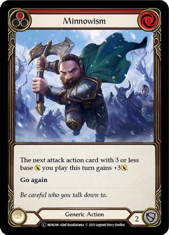 Minnowism (Red) (Rainbow Foil) [U-MON296-RF] Unlimited Edition Rainbow Foil
