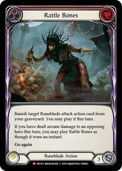 Rattle Bones [CRU143] 1st Edition Rainbow Foil