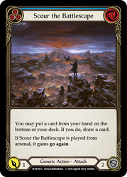 Scour the Battlescape (Blue) [WTR196-C] Alpha Print Normal