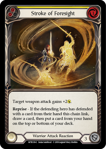 Stroke of Foresight (Yellow) [WTR139-C] Alpha Print Normal