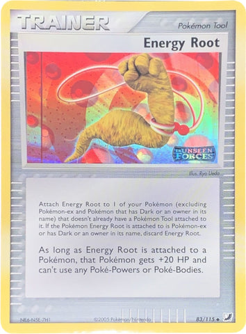 Energy Root (83/115) (Stamped) [EX: Unseen Forces]