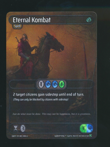 Eternal Kombat- Kickstarter 1st Edt.