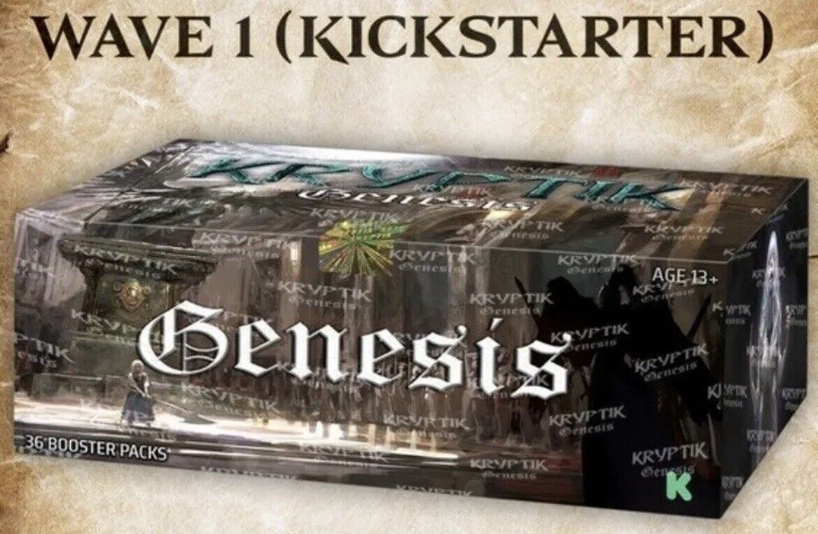 Kryptik- Genesis Booster box ( Kickstarter version WAVE 1 ) Kryptik- Genesis Booster box ( Kickstarter version WAVE 1 )