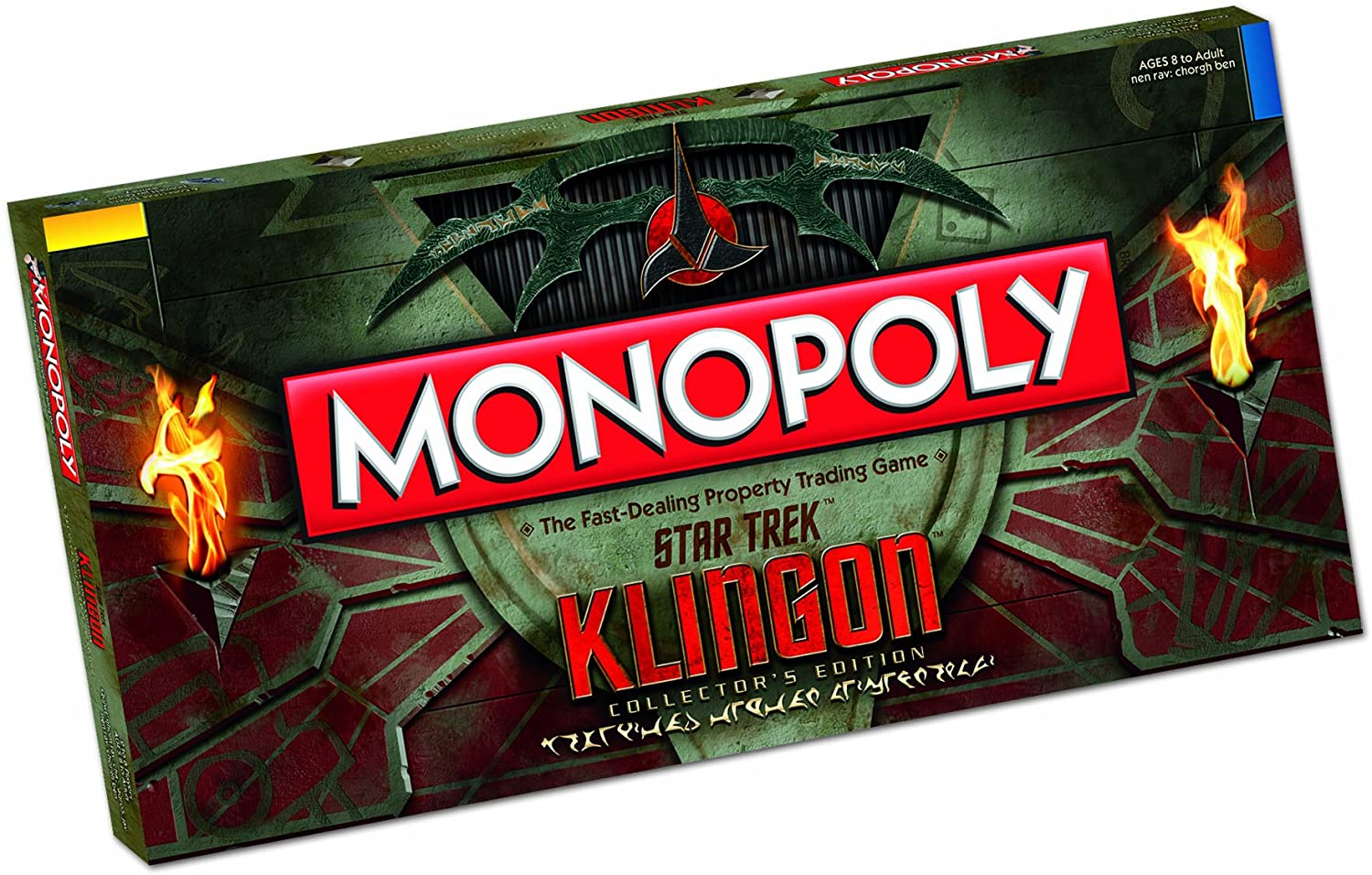 USED- Monopoly: Star Trek Klingon Monopoly Board Game Collectors edt.