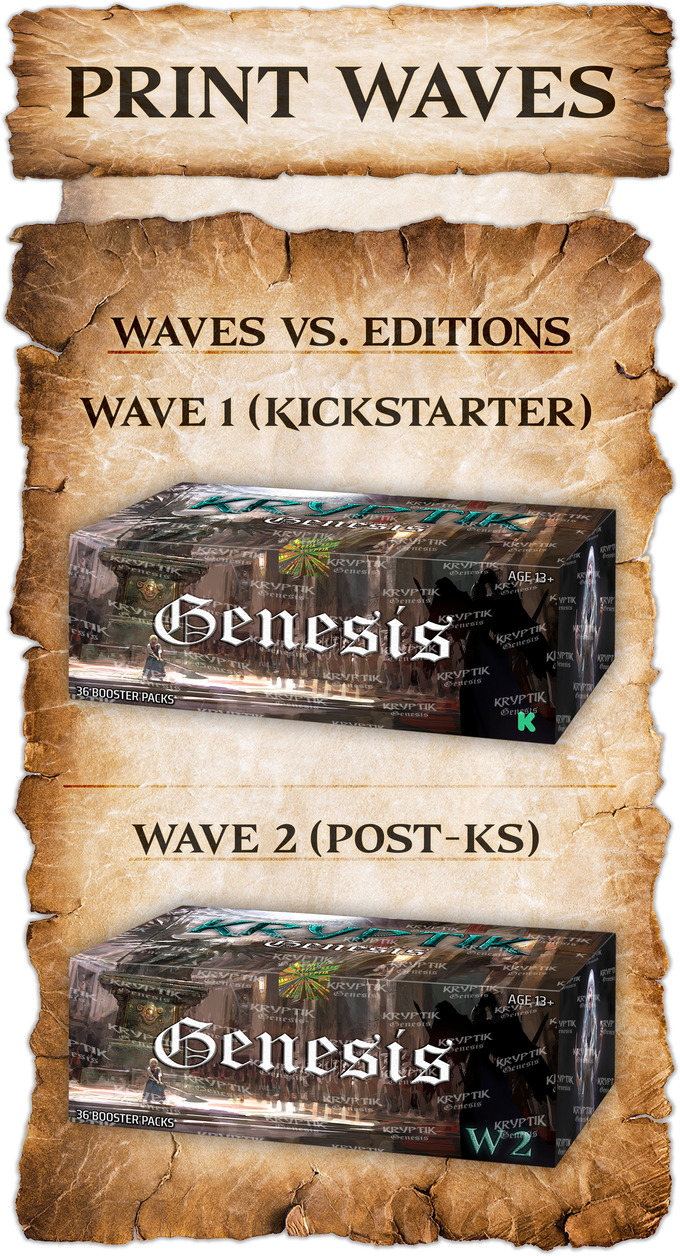 Kryptik- Genesis Booster box ( Kickstarter version WAVE 1 ) Kryptik- Genesis Booster box ( Kickstarter version WAVE 1 )