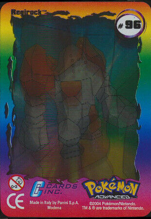 Regirock - Pokemon Advanced Action Card 96