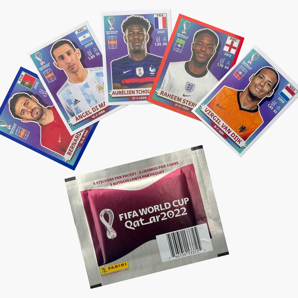 2022 PANINI FIFA WORLD CUP SOCCER STICKER Pack