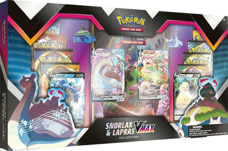 Pokemon- Snorlax & Lapras VMAX Exclusive Collection