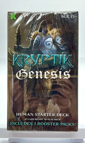 Kryptik- Genesis Kickstarter Starter Decks - WITH 3 BOOSTER PACKS