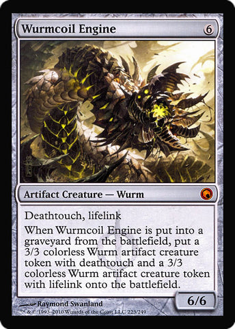 Wurmcoil Engine- (Oversized) Scars of Mirrodin Box Topper